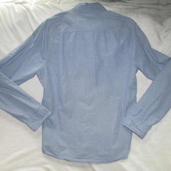 Hollister chambray button up blouse, medium - Picture 6 of 6